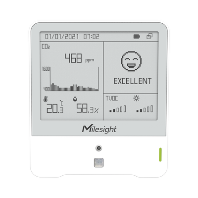 Imagen de Monitor Ambiental con Display para Temperatura, Humedad y COâ‚‚ con LoRaWAN