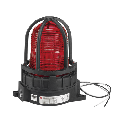 Imagen de Luz de advertencia LED para ubicaciónes peligrosas, montaje para superficies, 120/240Vca, rojo