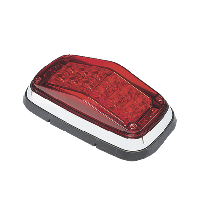 Imagen de Luz de advertencia 8 X 4", Color Rojo, IP67, SAE, Ideal para Ambulancias