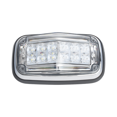 Imagen de Luz de advertencia 8 X 4", Color Rojo / Claro, IP67, SAE, Ideal para Ambulancias