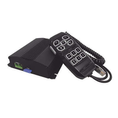 Imagen de Sirena Vehicular de 100W de Potencia, Con Controlador Unimando Para Control de Tonos, 4 Salidas Auxiliares y Microfono