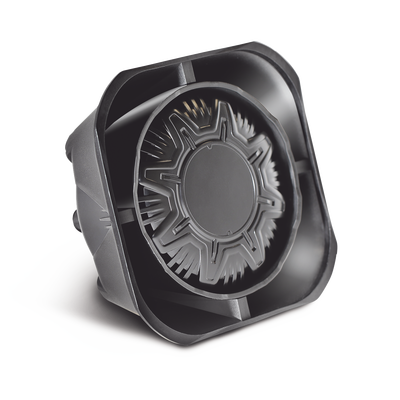 Imagen de Bocina Compacta de Uso Rudo, 100 Watts de Potencia, Ideal Para Vehículos de Encubierto, Montaje Universal, 11 Ohms de Impedancia