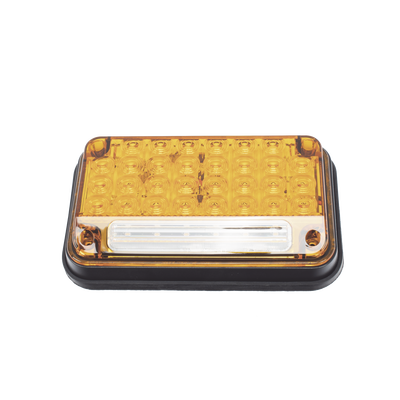 Imagen de Luz de Advertencia de 7X4", Color Ambar, Con Luz de Trabajo, Ideal para Ambulancias