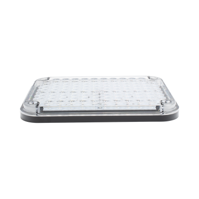 Imagen de Luz de Advertencia de 9X7", Bicolor Rojo/Claro, Ideal para Ambulancias