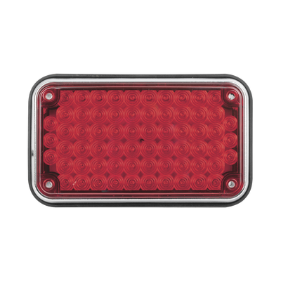 Imagen de Luz de Advertencia de 6X4", Color Rojo, Ideal para Ambulancias