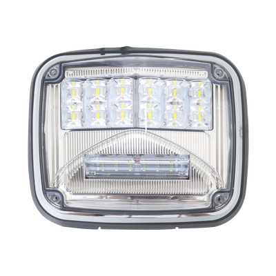 Imagen de Luz de advertencia de 8 X 6", Color Claro, Con Luz de Trabajo Clara, Ideal para Ambulancias