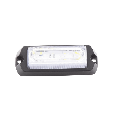 Imagen de Luz Auxiliar Ultra Brillante de 8 LED, color Ámbar / Claro , con mica transparente.
