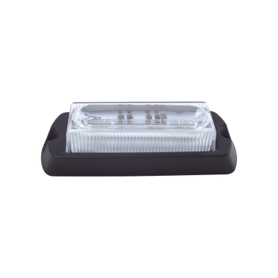Imagen de Luz Auxiliar Ultra Brillante X13 de 4 LEDs, color Ámbar, con mica transparente.