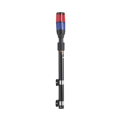 Imagen de Luz telescópica Ultra Brillante para motocicleta, color Rojo/Azul