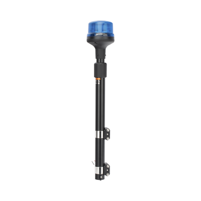 Imagen de Luz Telescópica para Motocicletas, 8 LED, Azul, SAE Clase I