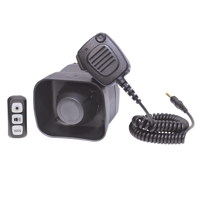 Imagen de Sirena/Bocina Compacta Para Motocicleta de 30 Watts, Incluye Controlador y Microfono
