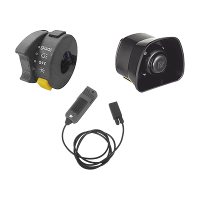 Imagen de Kit Para Motocicleta FEDERAL SIGNAL , Sirena/Bocina de 30 Watt, Controlador y Micrófono