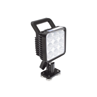 Imagen de Lámpara de trabajo de 9 led, montaje giratorio magnético, 12-24 Vcc, 1300 Lumenes