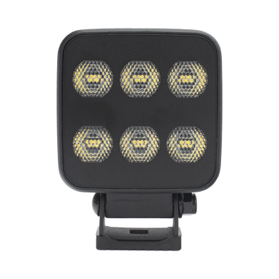 Imagen de Luz de Trabajo Ultra brillante Cuadrada, 6 LED, 6552 Lúmenes, 12-24 Vcd