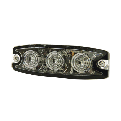 Imagen de Luz Auxiliar de 3 LED, ámbar, SAE Clase I, Lente transparente