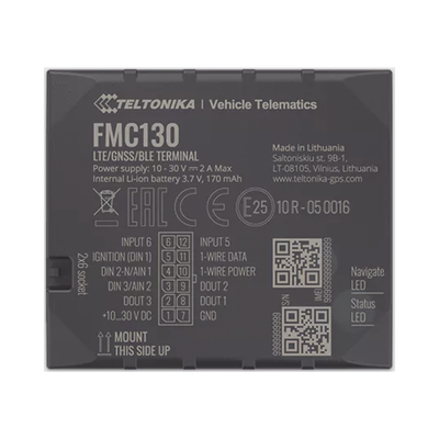 Imagen de Profesional Rastreador Vehicular (GPS) 4G LTE CAT 1 y 2G / Identificación de Conductores / Bloqueo Remoto / Detección de Jammer / Sensores Bluetooth / Múltiples I/O