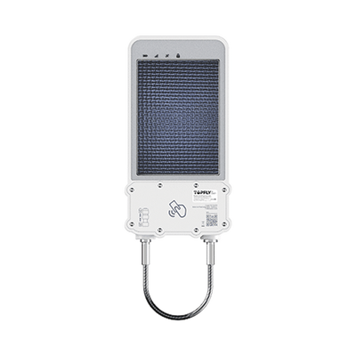 Imagen de Cerradura Inteligente GPS con Energía Solar / SolarGuardX 100 / Seguimiento de Activos LTE Cat-M1 / Desbloqueo por RFID BLE OTA / Impermeable IP67 / Detección de Movimiento / Alarma de Bloqueo / Batería 14400mAh / Seguridad de Datos M