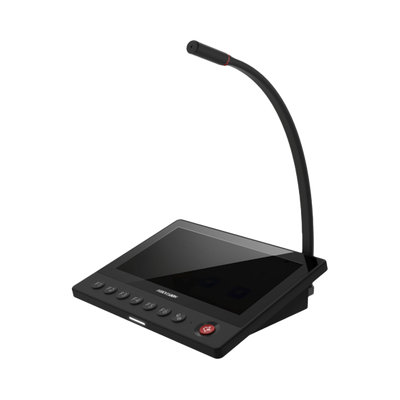 Imagen de Micrófono IP / 12 VCD /  Pantalla Touch 7" / Transmisión en Tiempo Real / Integración con HikCentral Professional