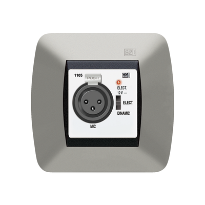 Imagen de BASE DE ENTRADA MICROFÓNICA XLR PREAMPLIFICADA. BLANCO