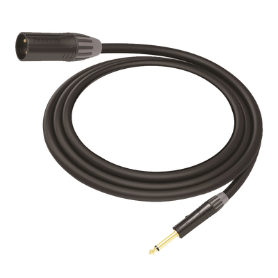 Imagen de Cable de Audio | XLR 3 Polos Macho a Plug 1/4 in mono | Conector Seetronic Serie M SCMF3 - MP2X | Longitud 5m