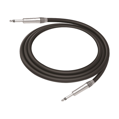 Imagen de Cable de Audio | Plug 1/4 in a Plug 1/4 in Stereo | Carcasa Cromada | Conectores Seetronic | Longitud 5m