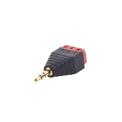Imagen de Conector de audio de 3.5mm macho a terminal de tornillo de 3 pines