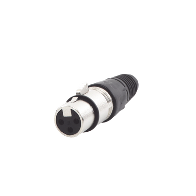 Imagen de Conector XLR 3 Pines Hembra | Ideal para Conexiones de Micrófonos y Mezcladoras | Equipo de Audio Profesional