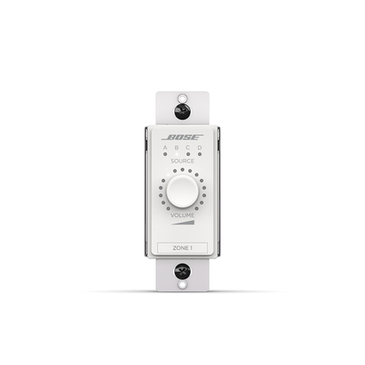 Imagen de ControlCenter Controlador de volumen y seleccion de fuente (A/B/C/D) de zona digital | Blanco
