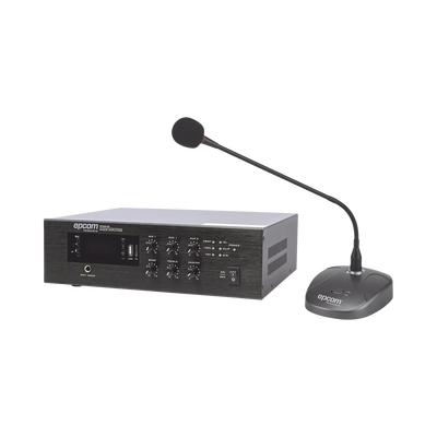 Imagen de KIT de Amplificador de Audio de 240W Modelo SFB240 | más Micrófono de Escritorio Modelo SF621A