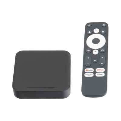 Imagen de STB 4K Android con Google TV / Alto Rendimiento / Conexión Wi-Fi y por Cable / Control Remoto Bluetooth / Salida HDMI