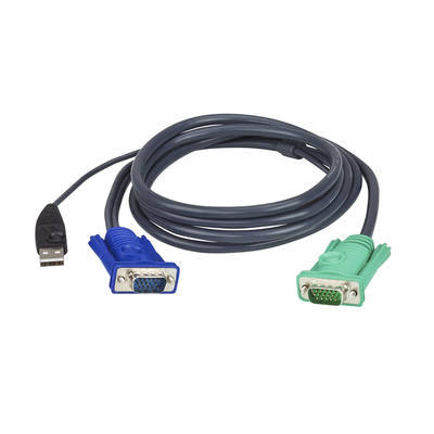 Imagen de Cable KVM | USB con SPHD | 3 en 1 | De 1.8 m