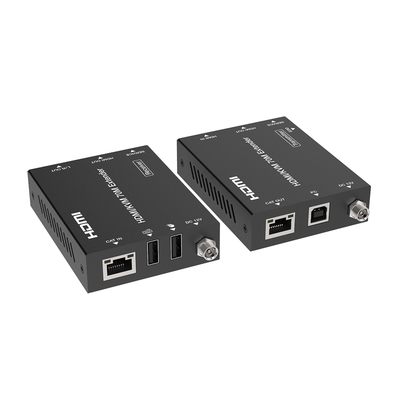 Imagen de Kit Extensor HDMI con KVM | 70m | 4K2K@60Hz | 4:4:4 |  HDMI2.0b y HDCP 2.2 | Salida de Audio 3.5mm | Admite PoC | Admite USB 1.1