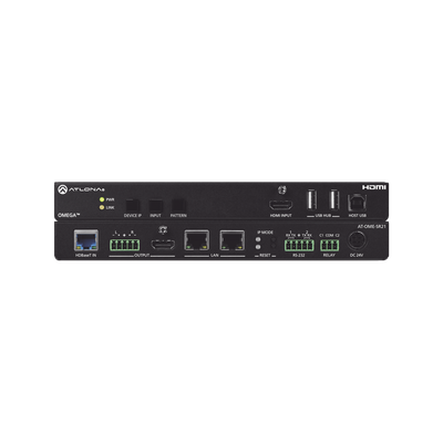 Imagen de Switch matriz y receptor AV 2×1 con escalador y USB – Entradas HDBaseT y HDMI