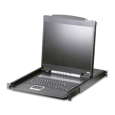 Imagen de Consola LCD VGA PS/2 de 19 pulgadas con cable (US99KB/USKB/SPKB)/con (EE. UU./UE) ATEN.