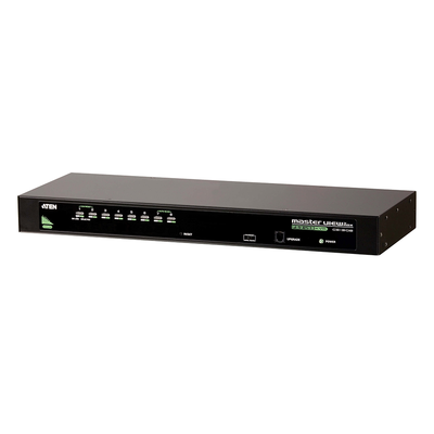 Imagen de Conmutador KVM VGA PS/2-USB de 8 puertos /Cascada/W/(EE.UU./UE/SALIDA) ADP. ATEN