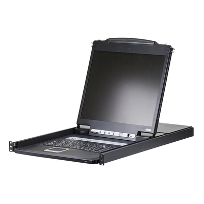 Imagen de Conmutador KVM | LCD de riel único | VGA PS/2 | USB de 8 puertos