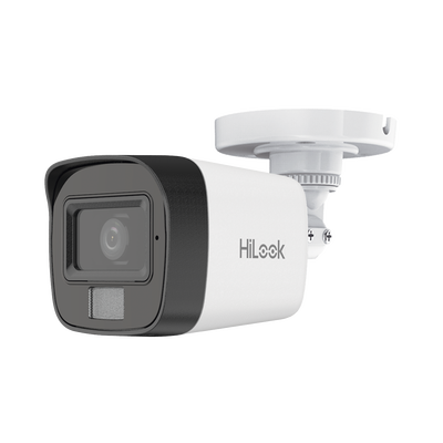 Imagen de [Dual Light] Bala IP 4 Megapixel / Lente 2.8 mm / Ángulo de visión 104° / 20 mts IR + 15 mts Luz Blanca / Micrófono Integrado / ACUSENSE Lite / Exterior IP67 / H.265+ / PoE / ONVIF / dWDR