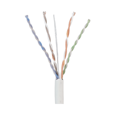 Imagen de Bobina de Cable UTP 305 m. de Cobre, TX5e™  PanNet, Blanco, Categoría 5e, 24 AWG, CMP (Plenum), de 4 pares