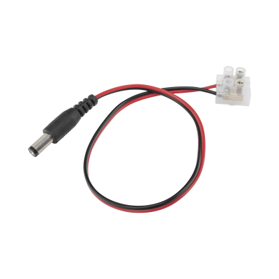 Imagen de Cable de Alimentación con Conector Macho a Bloque de Terminal Atornillable / Calibre 18 AWG / Longitud  28.5 cm / Ideal para alimentacion de Cámaras.