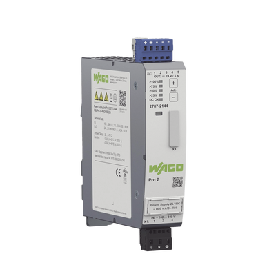 Imagen de Fuente de alimentación; Pro 2; monofásico; Tensión de salida 24V DC; Corriente de salida 5A; TopBoost + PowerBoost; capacidad de comunicación