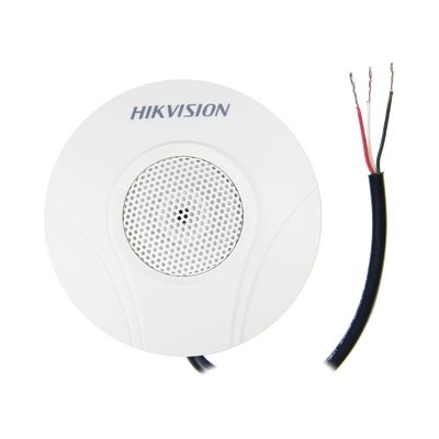 Imagen de Micrófono Omnidireccional (360°) / Uso en Interior / Preamplificado para CCTV / Cancelación de Ruido Ambiental