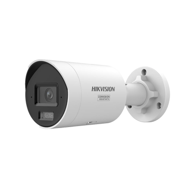 Imagen de [Dual Light + ColorVu 3.0 + HikAI] Bala IP 6 Megapixel / Lente 2.8 mm / 40 mts IR + Luz Blanca / 2 Microfonos Integrados / Exterior IP67 /  WDR 130 dB / ACUSENSE 3.0 / Metal / NEMA 4X / ACUSEARCH