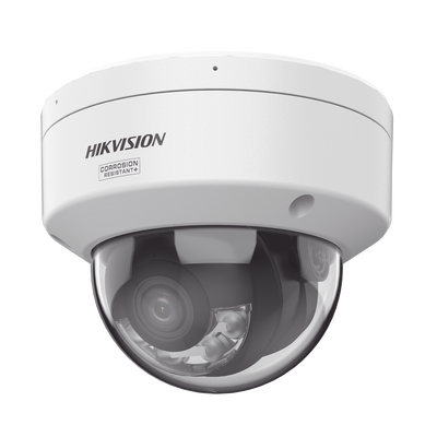 Imagen de [Dual Light + ColorVu 3.0 + HikAI] Domo IP 6 Megapixel / Lente 2.8 mm / 30 mts IR + Luz Blanca / 2 Microfonos Integrados / Exterior IP67 / WDR 130 dB / ACUSENSE 3.0 / Metal / NEMA 4X / ACUSEARCH