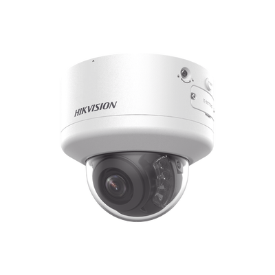 Imagen de Domo IP 8 Megapixel (4K) / Lente Mot. 2.7 a 13.5 mm / 40 mts IR EXIR / Exterior IP66 / IK10 / DARKFIGHTER / Audio y Alarma I/O / PoE+ / ONVIF / Micro SD / 4 Analíticos: AcuSense, Deteccion Facial, Conteo de Personas por Cruce y Zona