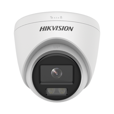 Imagen de Turret IP 2 Megapixel / Imagen a Color 24/7 / PoE / Lente 2.8 mm / Luz Blanca 30 mts / Exterior IP67 / dWDR