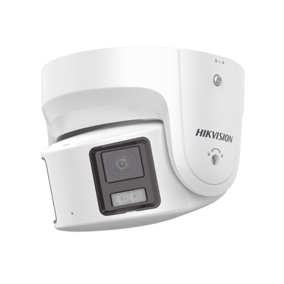 Imagen de [ PROTECCIÓN ACTIVA ] Turret IP Panorámica 8 Megapixel / 180° / Imagen a Color 24/7 / PoE / WDR 130° / IP67 / ACUSENSE / Protección Activa (Luz Estroboscópica y Alarma Audible) / MicroSD