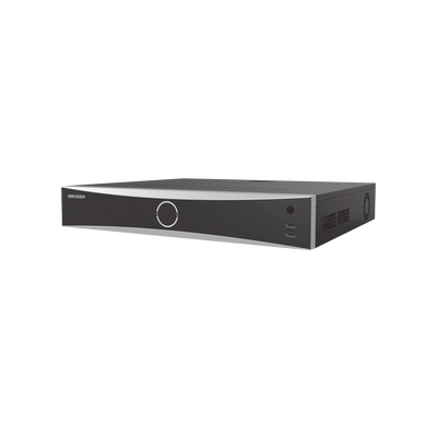 Imagen de NVR 32 Megapíxel (8K) / 16 Canales IP / 16 Puertos PoE+ / ACUSENSE / ANPR / Conteo de Personas / Reconocimiento Facial  / 4 Bahías de Disco Duro / Soporta POS / Alarmas I/O