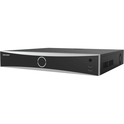 Imagen de NVR 32 Megapíxel (8K) / 32 Canales IP / 16 Puertos PoE+ / ACUSENSE / ANPR / Conteo de Personas / Reconocimiento Facial / 4 Bahías de Disco Duro / Soporta POS / Alarmas I/O