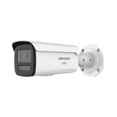 Imagen de [Dual Light + ColorVu 3.0 + HikAI] Bala IP 8 Megapixel / Lente 4 mm / 60 mts IR + Luz Blanca / Exterior IP67 / WDR 130 dB / ACUSENSE 3.0 / Metal / NEMA 4X / ACUSEARCH