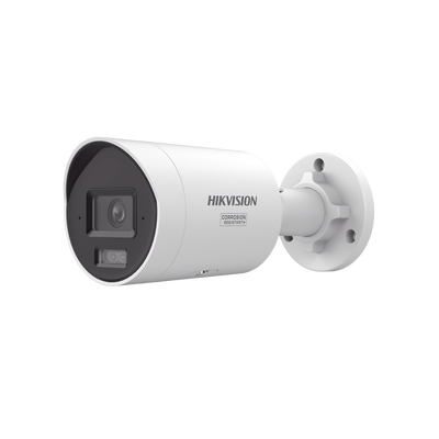Imagen de [Dual Light + ColorVu 3.0 + HikAI] Bala IP 6 Megapixel / Lente 2.8 mm / 40 mts IR + Luz Blanca / 2 Microfonos Integrados / Exterior IP67 / Estrobo Azul y Rojo /  WDR 130 dB / ACUSENSE 3.0 / Metal / NEMA 4X / ACUSEARCH